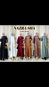 (8x.0) MDLY YARUMA 4 REBORN Baju Dress Sutra Wanita Muslimah Yaruma Dress vol 4 By Mdly. Nazra Sha