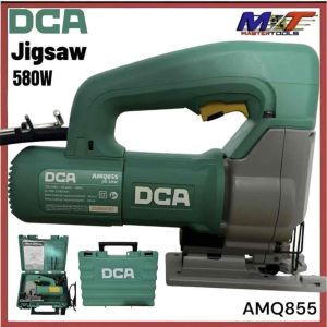 DCA Jigsaw 580W AMQ855 - Electric JIGSAW Power Tool - Includes Carry Case and Accessories