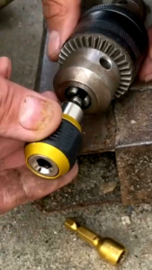 Paket Set 16pcs Keyless Kepala Bor & 10pcs Mata Obeng Magnet