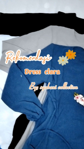 Gamis Clara Terbaru / Dress Wanita Kekinian Tali Silang Korean Style
