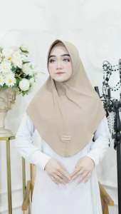 ANISSA Hasanah Hijab Instan Jersey Airis Premium Kerudung Bergo Pad Hamidah Airis Jilbab HS
