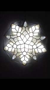 PAROL SPECIAL CAPIZ LANTERN LIGHTS WHITE 18” 24”