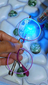 แว่นสายตาสั้น สายตายาว สีพาสเทล กรองแสงสีฟ้า ทรงหยดน้ำ