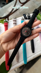 JAM TANGAN WANITA CHARLES DELON ORIGINAL STRAP RUBBER TAHAN AIR