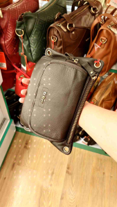 KicKers Genuine Leather Men Sling Bag & Chest Bag & Clutch Bag 3 In 1 78930 25cm2.5cm16cm