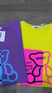 Áo thun thái hình gấu from rộng 50-65kg