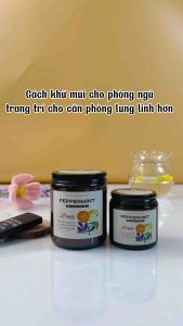 Nến Thơm Phòng Ngủ Thư Giãn Không Khói Tinh Dầu Bạc Hà VUATINHDAU 100g/200g Nến Thơm Đuổi MuỗiQuà TặngTrang Trí