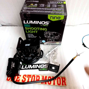 LAMPU TEMBAK / SOROT 2 MATA Q6 PRO 3 WARNA WHITE YELLOW LUXIMOS NINE