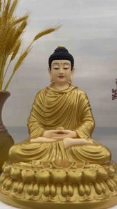 [HCM]Tượng Phật Bổn Sư Thích Ca mâu ni 30cm Composite | Tượng Phật Hoa Tiên