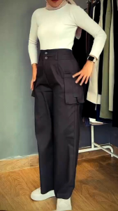 cargo serut kantong gembul tempel celana best seller wanita