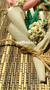MINI BUKET | BUKET MINI EDELWEIS BUKET HAMPERS / BUKET MINI BUNGA KERING