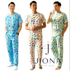 Sleepwear for 13-16 Years Old Male Teenager Comfortable & Stylish Pajama Set with Fun Dinosaur Print