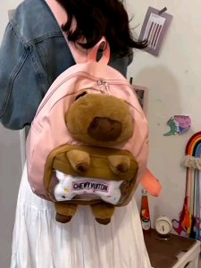 Balo hoạt hình capipara phối kính cho bé kèm 2 ảnh