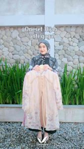 Hazel oneset hijab/ jemima oneset by vente daily - oneset terbaru - oneset terlaris