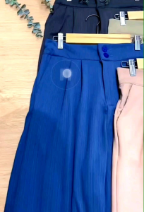 JENNIE KNIT PANTS CELANA HIGHWAIST KNIT KANCING