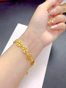 LẮC TAY- DÂY CHUYỀN TITAN KIM TIỀN🎋 - TITAN CHUẨN LOẠI 1 KO ĐEN