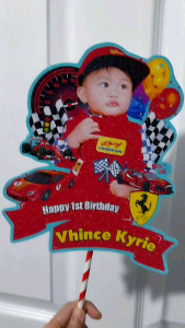 RACING CAR Cake topper | customized | personalized