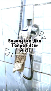 Filter Air Keran Saringan penjernih air/Saringan Keran/Saringan Air sepaket kapas dan corongnya