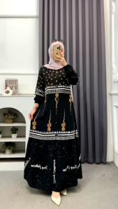 GAMIS TWILL CAP MALAMAN MODEL KLOK BEST SELLER BY FARUZ BATIK BISA BAYAR DI TEMPAT PEKALONGAN RAYON