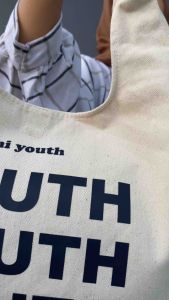 Mottychua - ToteBag Kanvas Ghea Tas Perempuan Kuliah Aesthentic