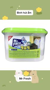 [Giá công phá] Bình hút ẩm than hoạt tính khử khuẩn Mr Fresh - Korea 256g (Nhập khẩu và phân phối bởi Hando)