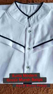 Baju Koko Busana Muslim Pria Kurta Pakistan Jumbo Big size Modern Lengan Pendek 3/4 Premium Ukuran S M L XL XXL XXXL