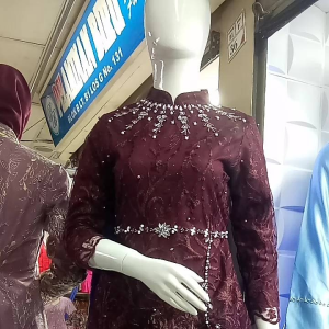 Setelan Kebaya - Kebaya Kejora Belah Pinggir - Kebaya Kekinian