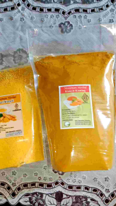paket herbal lambung 1kg/kunyit kuning instan non gula kunyit kuning instan plus gula