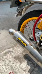 kenalpot fulset model Bulet Jenong PNP cbglmpTiger bahan fullstainles leher bending kualitas besseller