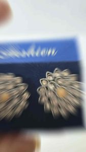 NJ Stud type Earring with stone