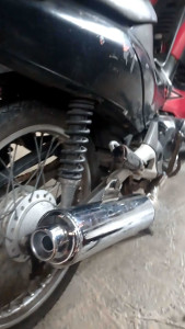 KNALPOT RACING CKD STANDAR SATRIA FU High Quality BUAT Supra 125 kharisma Blade Revo absoluteKiranaKaze motor lain