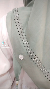 JILBAB SEGIEMPAT PAYET TERBARU CLARISSA NAMIRA BAHAN VOAL BISA COD