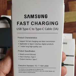 Kabel Charger / Data Samsung C To Type C Kabel Data Fast Charging Original