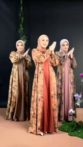 TEANNA DRESS BY Nadheera Luxury gamis dress muslim rayon premium