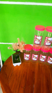 Set Botol Bumbu Dapur Isi 6 Uk 480 ml Koki Cilik Pink