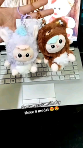 Accesories Gantungan Kunci Karakter Baby Three Gantungan Tas Ganci Boneka