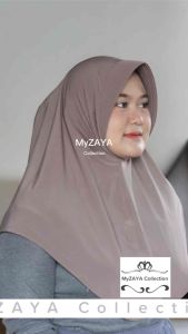 Hijab Bergo Sport Sporty Jersey Wanita Bergo Hamidah Jersey Sporty Instan Volly Badminton Basket