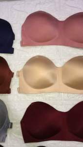 Bra invisible strapless