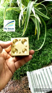 lumpang kancing bahan kuningan tipe kotak 47x47