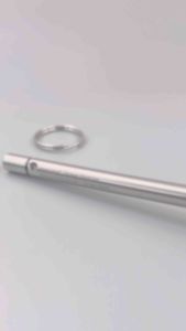 MedStar - พอยเตอร์สแตนเลส พร้อมสายคล้องข้อมือ สำหรับดำน้ำ สมรรเจอร์แดง สีแดง