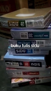 1 pak 10 pcs buku tulis sidu 38