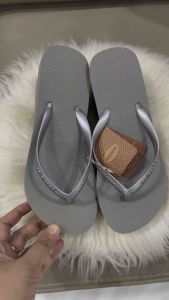 HIGH WEDGE SANDAL GRAY 2.5 inches heel/6cm (ADD 1 SIZE UP