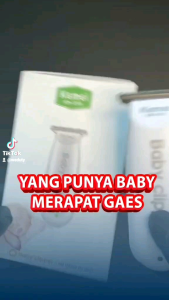 Electric Baby Hair Trimmer Clipper Recharge Able Mesin Cukur Rambut Bayi Balita Baby safe and grade