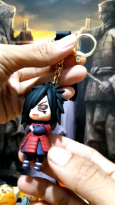 GANTUNGAN KUNCI FIGURE NARUTO SASUKE MADARA UCIHA