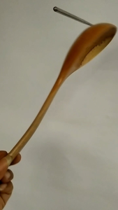 irus sayur sendok sayur dari kayu jati tanpa bahan kimia panjang 28 cm