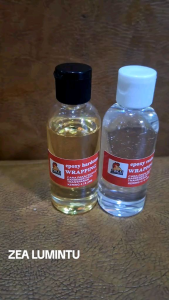 LEM JORAN JAGO EPOXY HARDENER RESIN BENING HASIL TRANSPARAN 60ML (LEM JORAN LEM KERAJINAN LEM 2 KOMPONEN LEM SUPER KUAT LEM SPUL SPEKER LEM SERBAGUNA)