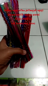 Promo 12 PCS Kalam Tuding Ngaji Warna Warni Bahan Plastik