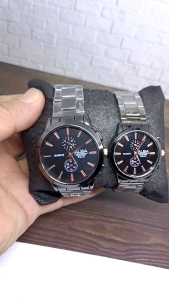 JAM TANGAN SPORT COUPLE HITAM