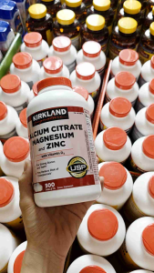 Canxi Zinc Kirkland 500 viên uống bổ xung Calcium Citrate Magnesium and kẽm