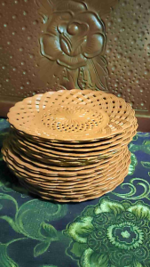 Piring Anyam Plastik Rotan Ceper: Praktis & Ekonomis